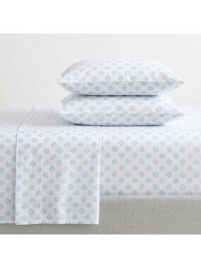 Cooling Queen Sheet Set - Soft Fitted Sheet & Pillowcases, Breathable Comfort